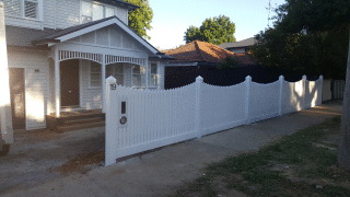 Feature Picket Fence in Box Hill South