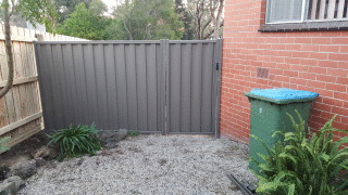 Colorbond Fence and Single Gate in Heathmont