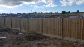 Feature Paling Fence in Croydon